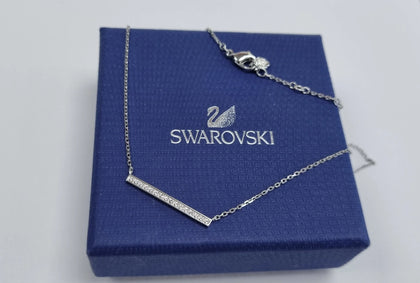 Swarovski Crystal Bar Necklace