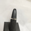 9ct White Gold Diamond Ring - Size L/M