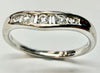 18ct White Gold Wishbone Ring size O 1/2