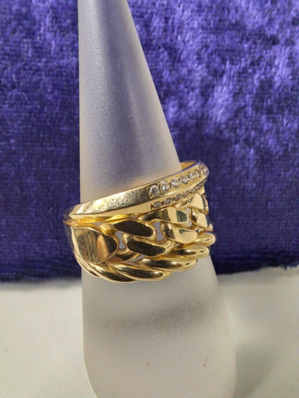 14ct Gold Ring - 3.70g - Size P - Great Yarmouth