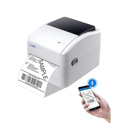Vretti Bluetooth Thermal Label Printer, Wireless Shipping Label Printer For Small Business & Packages, 4x6 Label Printer Compatible with