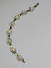 14ct Gold Bracelet with Multicolored Stones