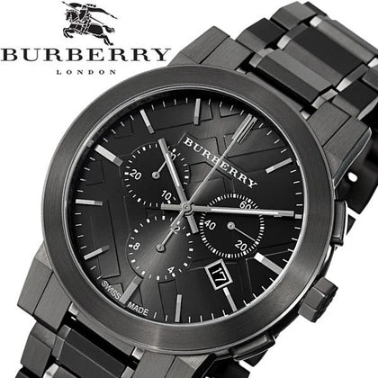 Burberry Men's Watch Chronograph The City Gunmetal Grey