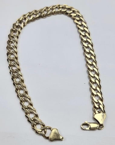 9ct Gold Cuban Bracelet 9