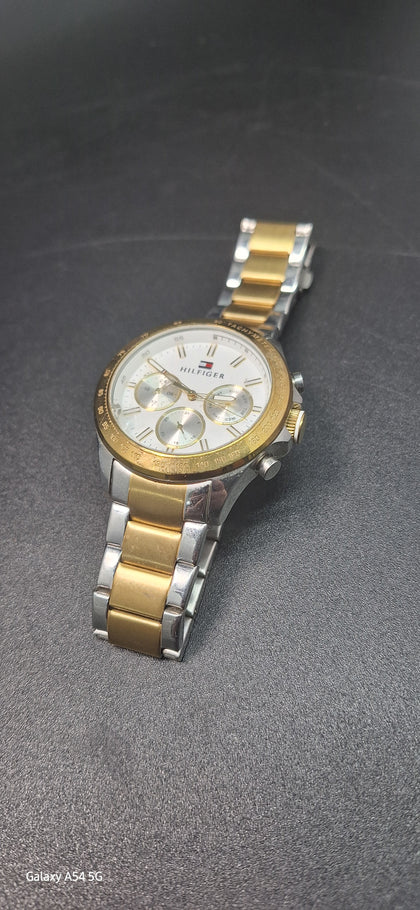 Tommy Hilfiger Kennedy chronograph wrist watch boxed (slight chip)