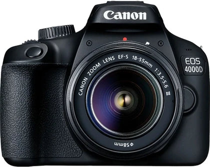 Canon EOS 4000D DSLR Camera Kit with 18-55mm & 75-300mm Lenses