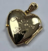 9ct Gold Locket "I Love You"
