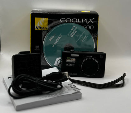 Nikon Coolpix S3600, 20.1MP Digital Camera, Black - Chesterfield
