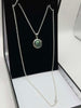 925 silver hallmarked 24" round lokcet with chain. 9.3 grams comes with box
