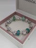 (925 ALE Hallmarked & Tested), Pandora Bracelet With 12 Charms, Boxed
