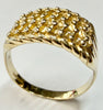 9ct yellow gold keeper ring Y 1/2