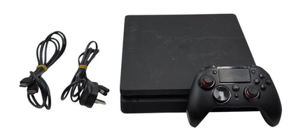 Sony PlayStation 4 Slim 500GB Black with Third Party PS4 Controller
