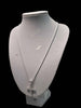 925 Sterling Silver Rope Chain Necklace With Diamontè Cross Pendant - 11.30 Grams - 24" Long *BRAND NEW*