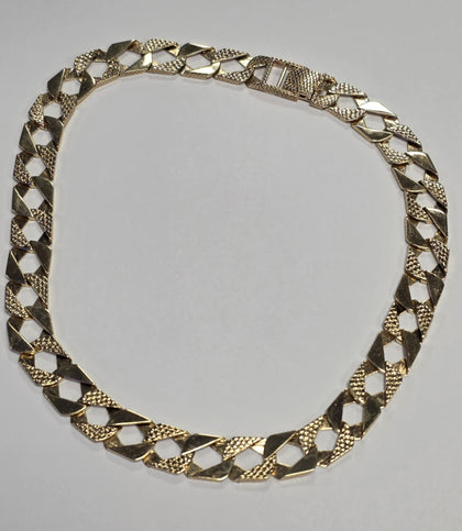 9ct Gold Cuban Style Belcher Chain