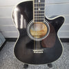 Hudson HF-1 Folk Acoustic Guitar Natural CW EQ