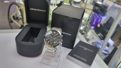 EMPORIO ARMANI MENS CHRONOGRAPH WATCH STEEL AR2434.