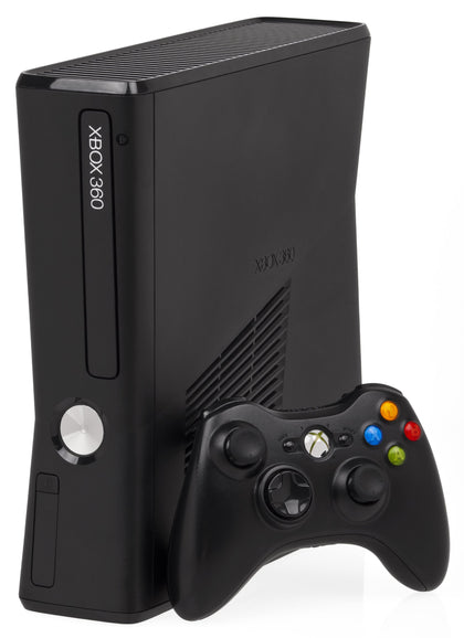 Microsoft Xbox 360s (Slim) Matte Black 250GB Console Bundle ( + Need For Speed Hot Pursuit, Tom Clancy's Ghost Recon, The Sims 3 ) ** Unboxed **