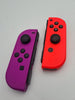 Nintendo Switch 32GB gaming Console with red/ purple joycon and charger UNBOXED (scratches on screen)