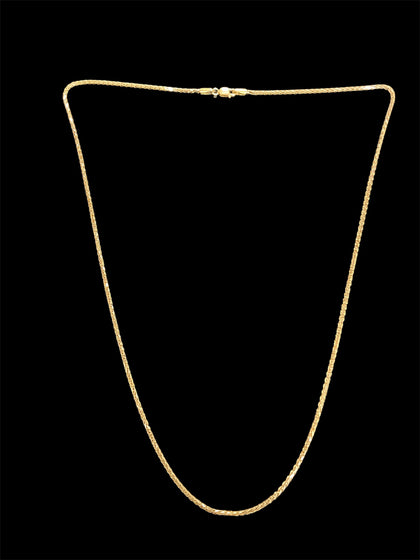 18ct two-tone Franco chain 20