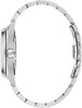 Bulova Classic Surveyor Stainless Steel Blue Skeleton Dial Automatic 96A292 100M Men's Watch