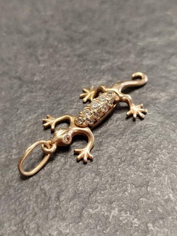 14ct Gold Gecko Pendant