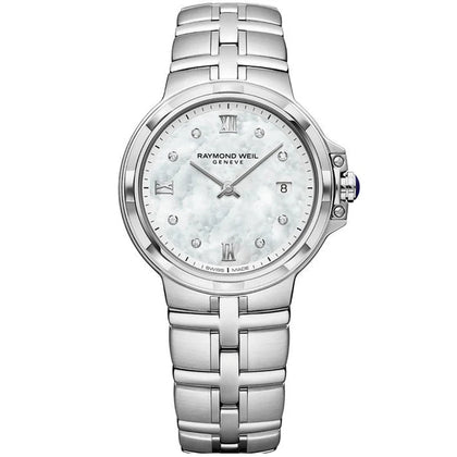 ***Sale***  Raymond Weil Parsifal 30mm Mother of Pearl Dial Quartz Watch ***Boxed with Cards***