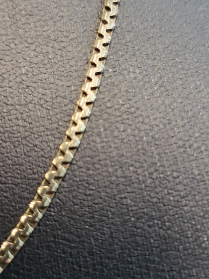 9ct Yellow Gold Fancy Link Chain - 16