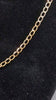 375 9CT HALLMARKED, YELLOW GOLD, HOLLOW LINK, 18", 2.9G