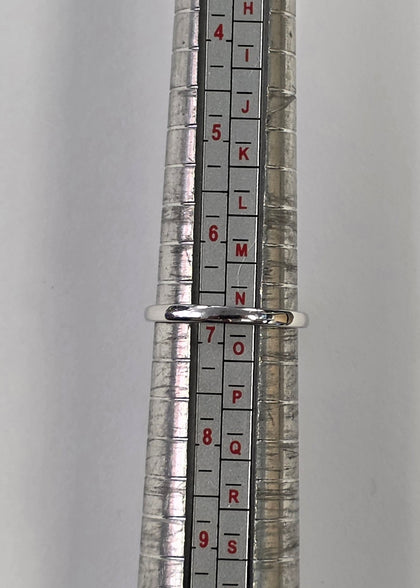 9ct White Gold C/Z Ring