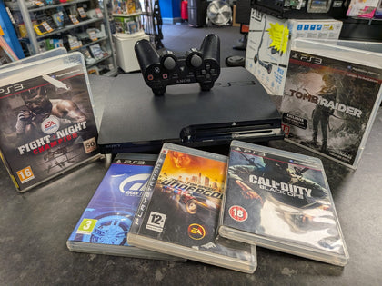 Sony PlayStation 3 Console - Ps3 120GB + 5 Games