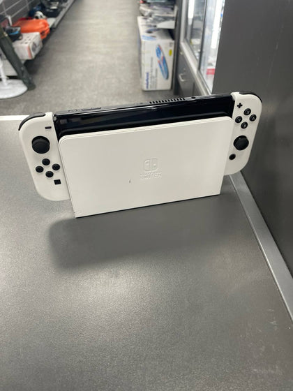 Switch Console, 64GB OLED + White Joy-Con, comes with 512gb added storage