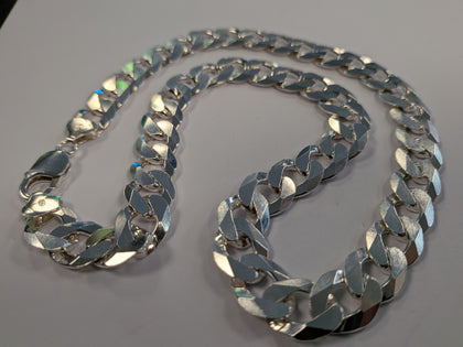 Heavy Silver Curb Chain