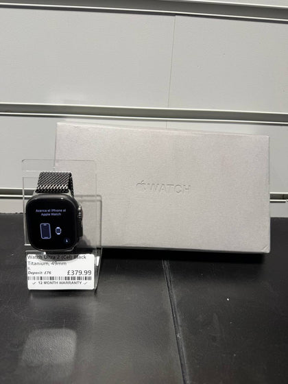Watch Ultra 2 (Cel) Black Titanium, 49mm