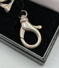 925 SILVER HALLMARKED, HEAVY CURBED CHAIN WITH LOBSTER LOCK, 9", 75.8G, BOXED