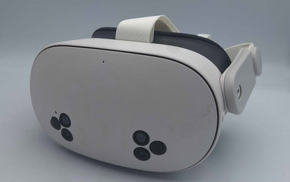 Meta Quest 3S VR Headset, 128GB, Unboxed With 2x Controllers (One Controller Is Missing Back Cover)