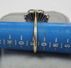 18ct Gold Diamond/Sapphire Ring Size "P"