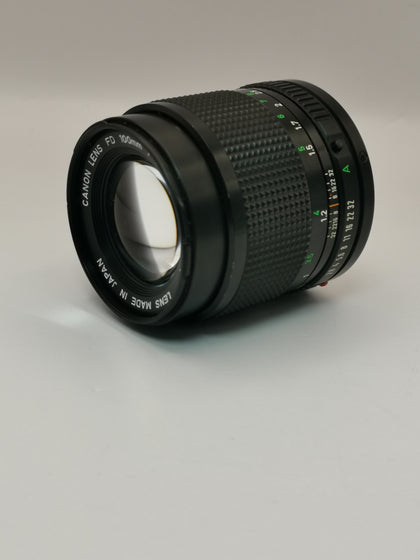 Canon FD 100mm f 2.8 Prime lens