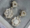 9ct Gold CZ Earrings