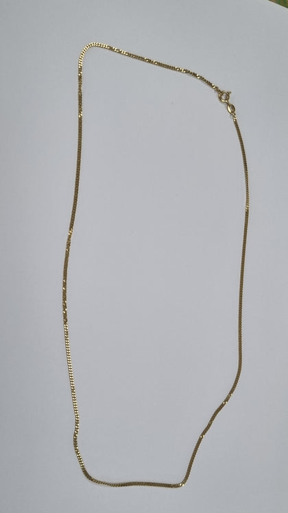 9ct Yellow Gold Chain 22