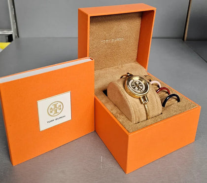 Tory Burch TBW4029 Reva Gold Stainless Steel Bangle Strap Women Watches
