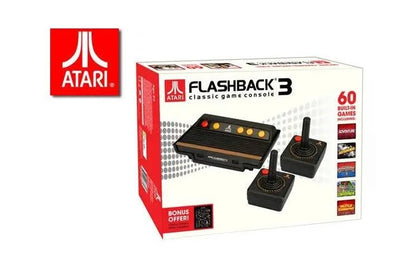 Atari Flashback 3 Classic Gaming Console with 60 Built-in Games
