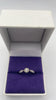 9ct white gold ring