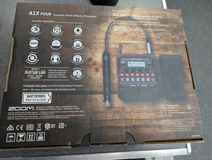 Zoom A1X Four Acoustic Multi-Effects Pedal