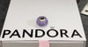 Genuine Pandora "Wavy Lavender Murano Glass" Charm S925 ALE - Retired