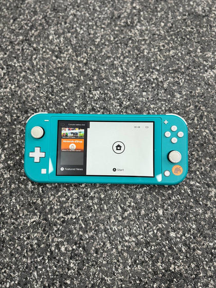 Nintendo Switch Lite - Turquoise - Animal Crossing: New Horizons Timmy & Tommy Edition (No DLC) ** Collection Only - Wythenshawe **