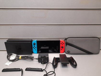 Nintendo Switch Console - Neon Red/Blue missing stand