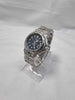 TAG HEUER 6000 - Chronometer Navy Dial Mens Watch - Quartz Battery - W/ Date - Silver Braclet