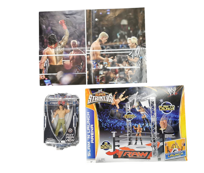 WWE WRESTLING  SLAM N LAUNCH PLUS MATT HARDY BUNDLE PRESTON STORE