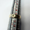 9ct yellow gold wedding band ring size N 1/2