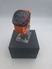 Samsung Galaxy Watch Ultra lte 47mm smartwatch with charger and orange strap